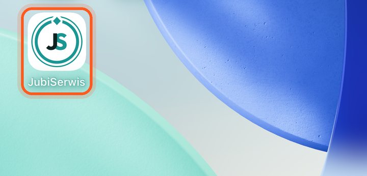 Ekran telefonu z zaznaczoną ikoną JubiSerwis (telefon)